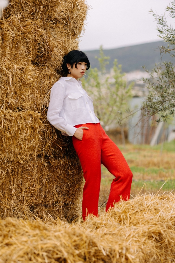 RED PANTS