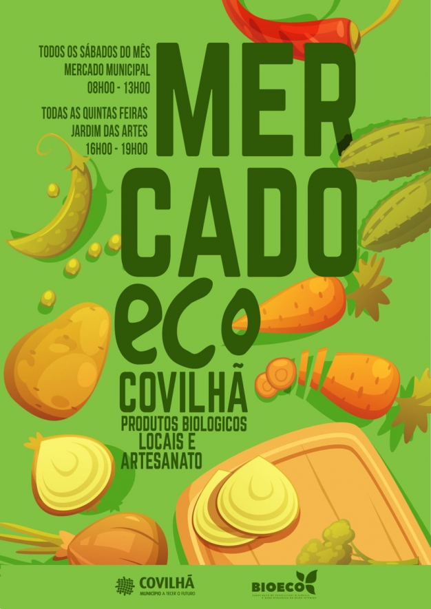 Jardim das Artes: Mercado Eco com horário de verão